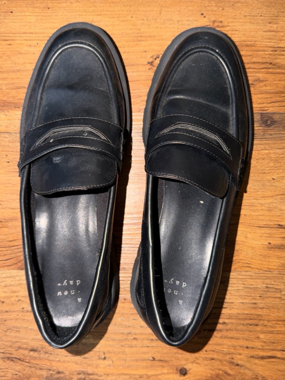 a new day Black Penny Loafers - Women's Slip-On Flats